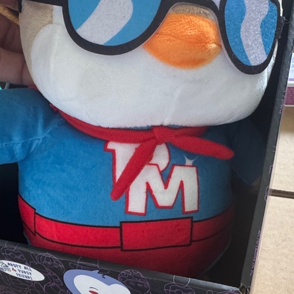 Pudgy Penguins 12-inch White-Brown Huggable Plush with Multicolor Accessories - Picture 8 of 8